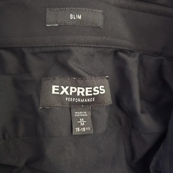 EXPRESS 3 Mens Black and Patterned Button-Up Shirt Bundle - Picture 12 of 13